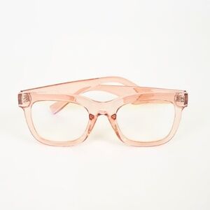 Lulus Blush Pink Blue Light Glasses - One Size